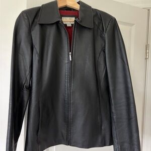 Worthington Black Leather Jacket